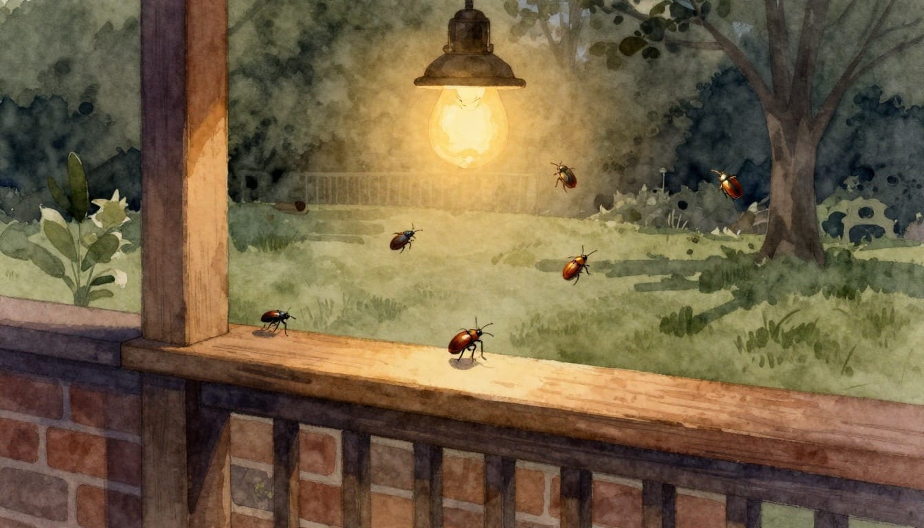 June Bugs Around Porch Lights: Are They Harmful to Your Home?